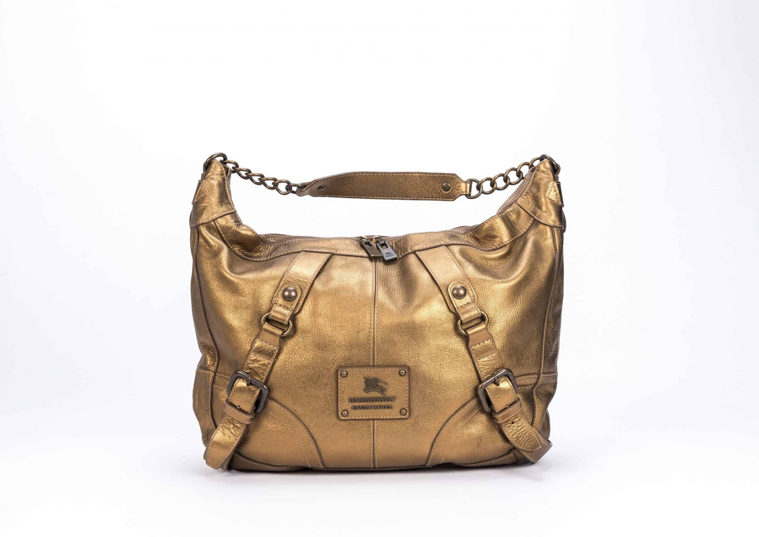 Burberry Blue Label Large Gold Shoulder Bag - 1