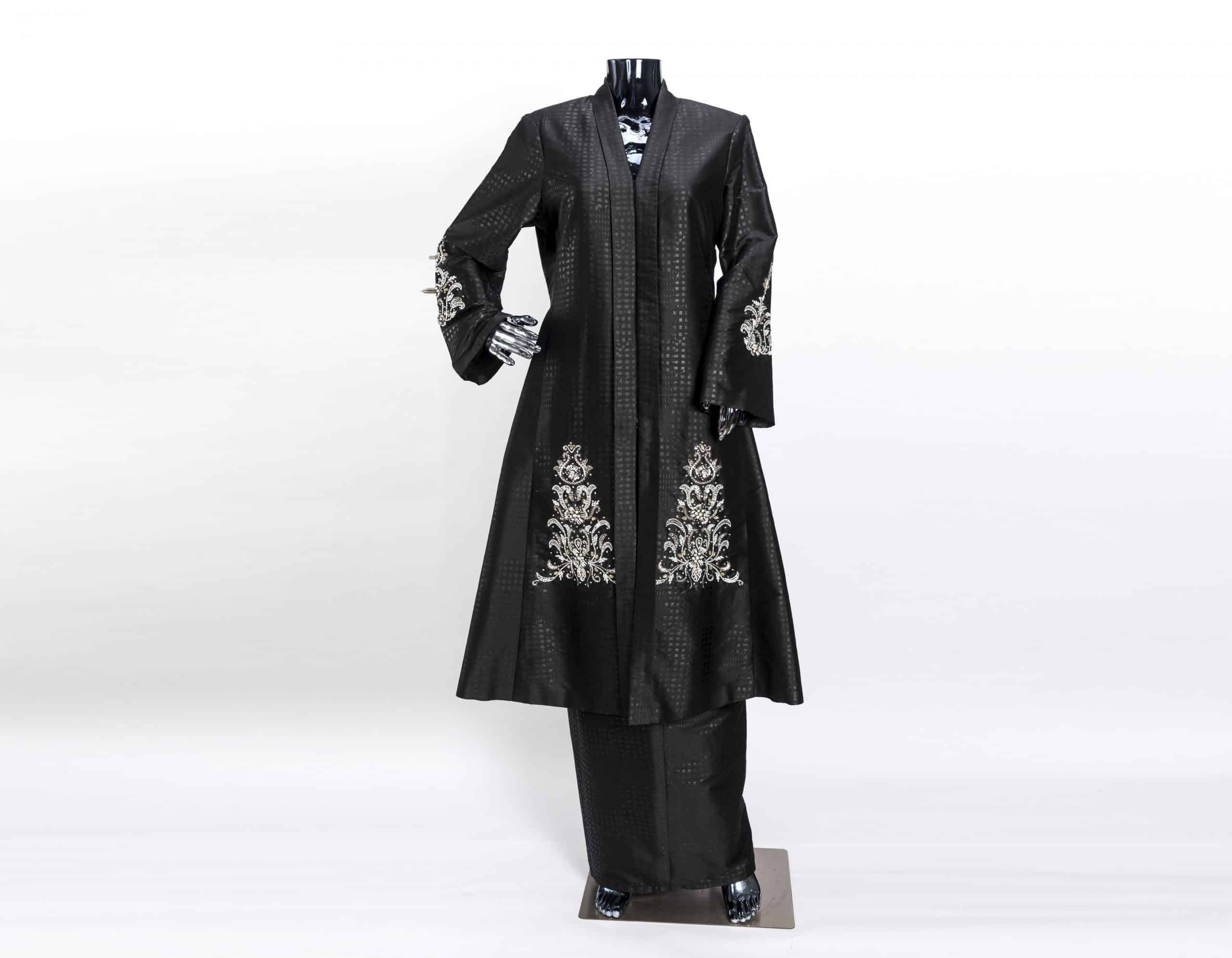 Kebaya Pahang Black Sequin Citra