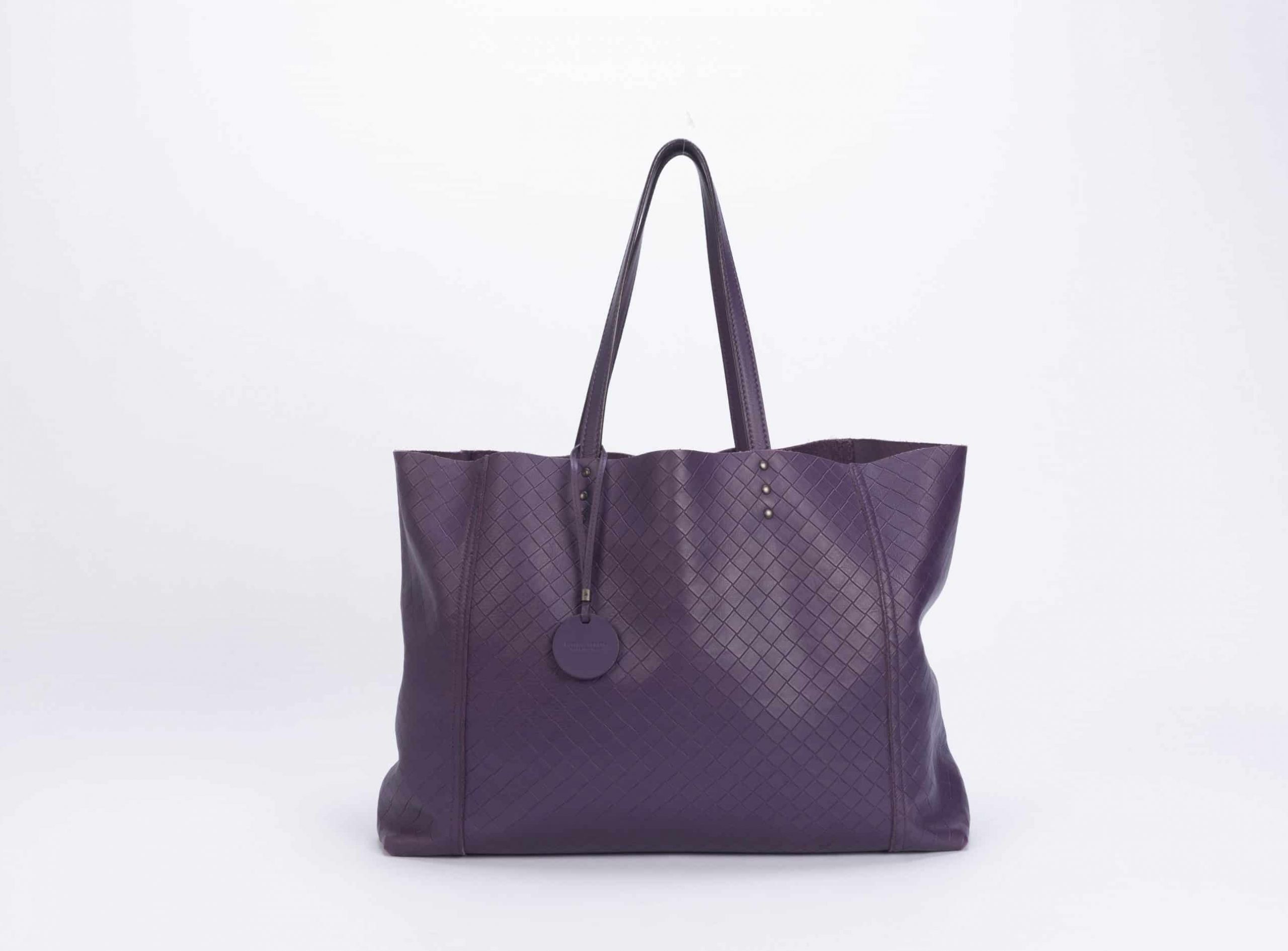 Bottega Veneta Weave in Purple Leather Hobo Bag - 1